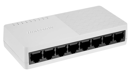Hikvision 8 port Gigabit switch plastic casing