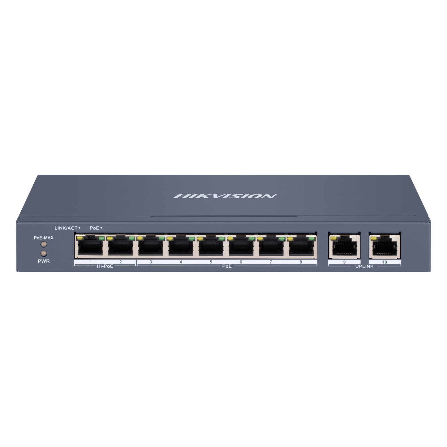 Hikvision DS-3E1310HP-EI - 8 Port Smart Hi-PoE Switch 110W