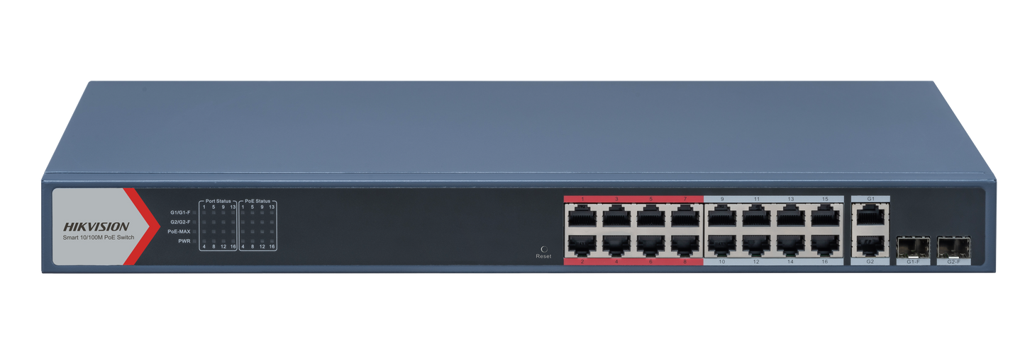 Hikvision 16-Port Smart POE Switch