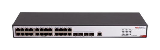 Hikvision 24-port L2+ switch 24 GE ports 4x 10GB SFP uplinks