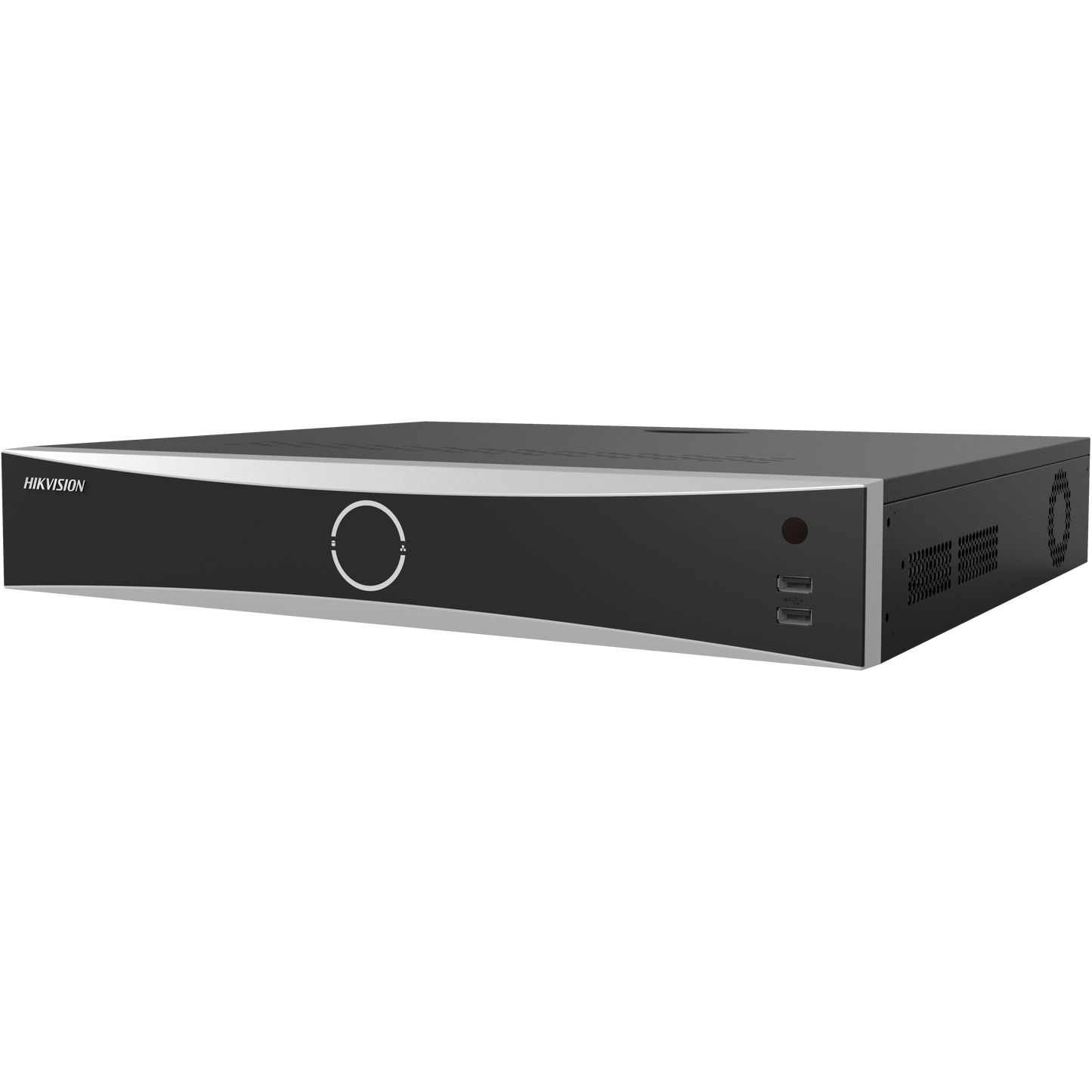 Hikvision AcuSense 16ch NVR 4 SATA 10TB up to 12MP recording POS & IOT overlay 16/8 alarm IO