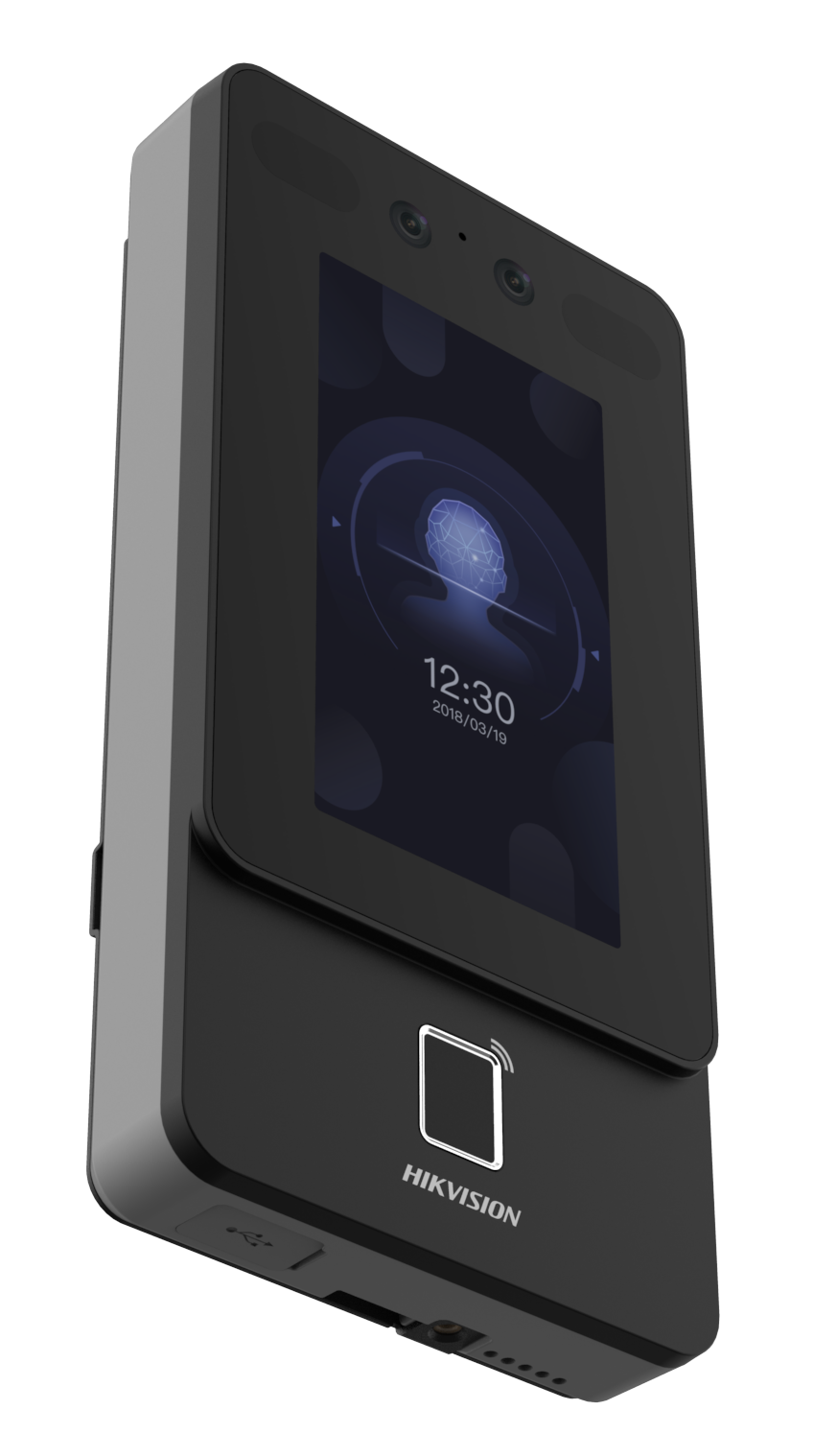 Hikvision DS-K1T342MFWX-E1 Face Recognition Terminal 3000 faces fingerprint card WiFi POE