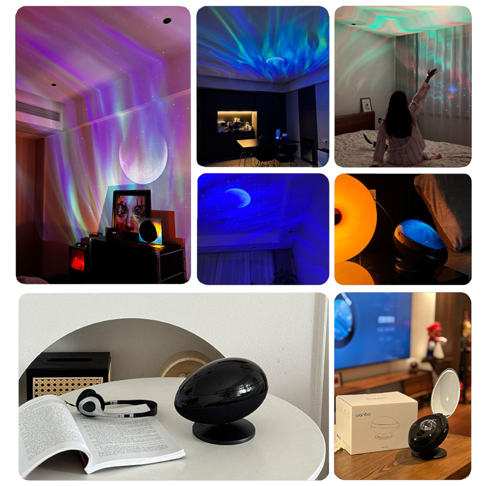 Wanbo EVA Galaxy Light with White Noise feature and Bluetooth Speaker combo