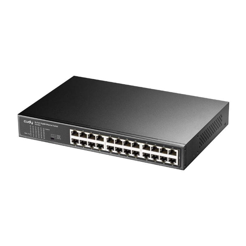 Cudy 24 Port Gigabit Unmanaged Metal Switch with VLAN/Extend functions - Rack Mount