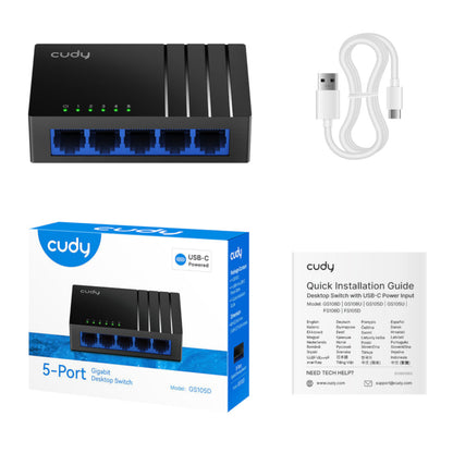 Cudy 5-Port Gigabit Unmanaged Desktop Switch
