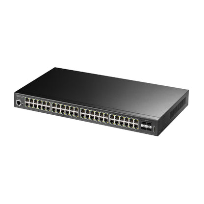 Cudy 48-Port Layer 2 Managed Gigabit PoE+ Switch with 4 10G SFP ports 720W - Rack Mount