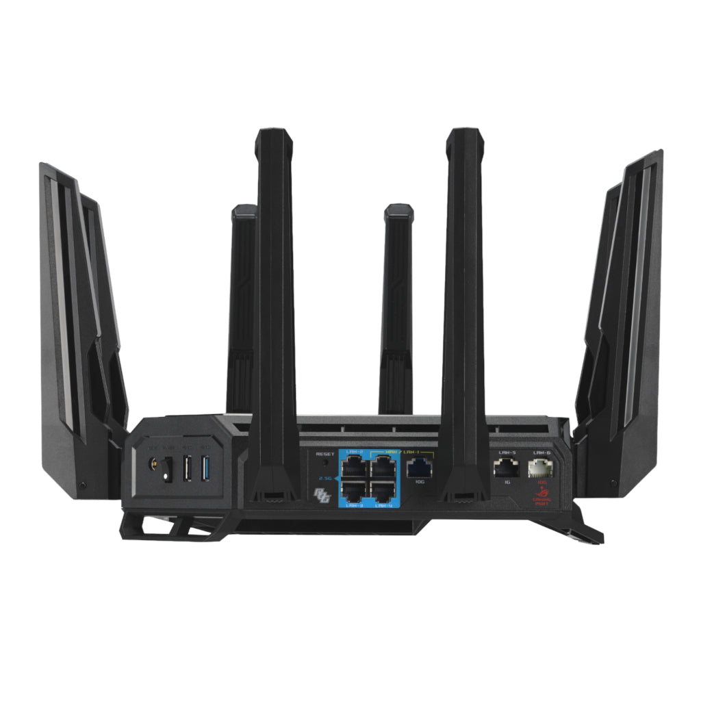 ASUS ROG Rapture BE19000 WiFi 7 Tri-Band AiMesh Extendable Gaming Router