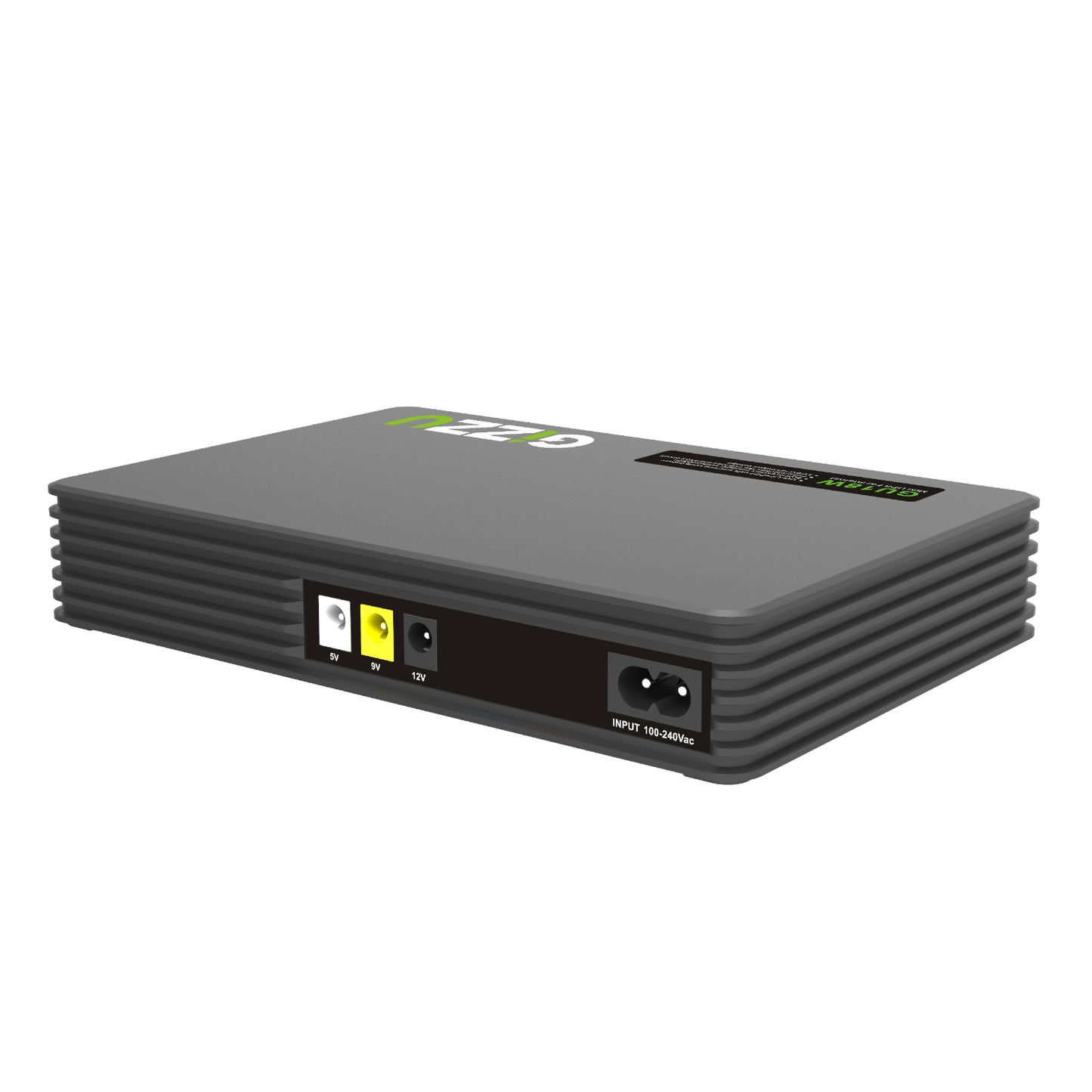 Gizzu 18W 17400mAh/55Wh Mini UPS LifePO4 - Black