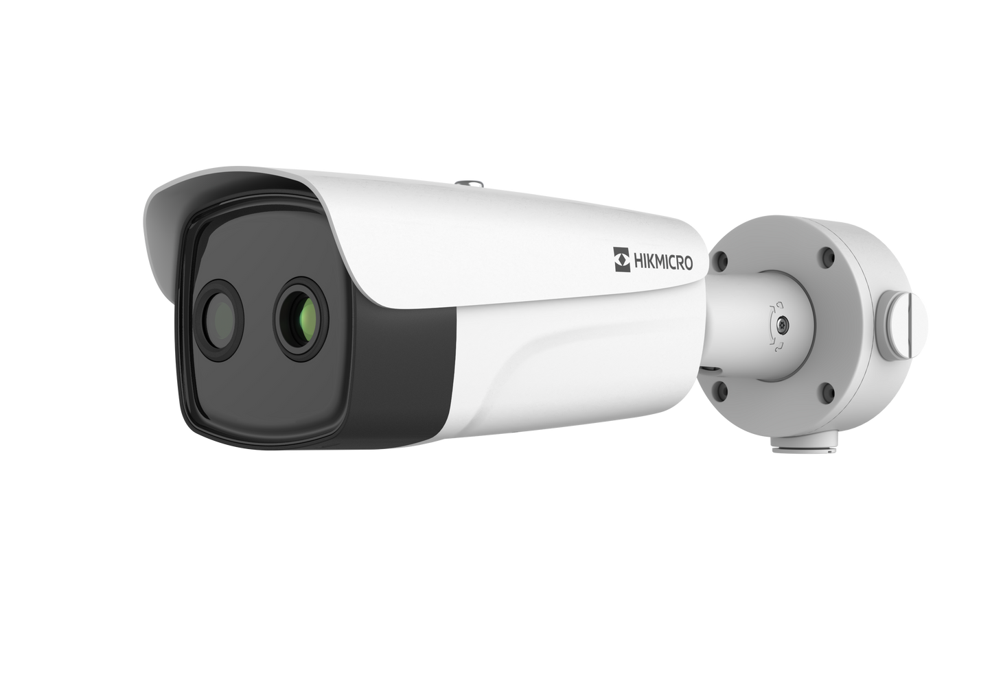 Hikvision Dual lens thermal bullet 35mm thermal lens  12mm optical lens 100m IR Guanlan analytics  12VDC/24VAC/POE