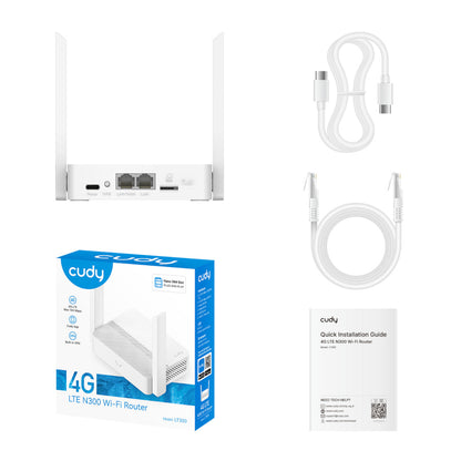 Cudy N300 WiFi 4G LTE Cat4 Router