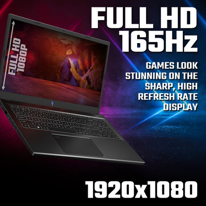 Acer Nitro V 15 Gaming Laptop - AMD Ryzen R7 7735HS | 16GB | 512GB | 15.6" FHD 165Hz | NVIDIA® GeForce RTX™ 4050|Windows 11 Home | Black