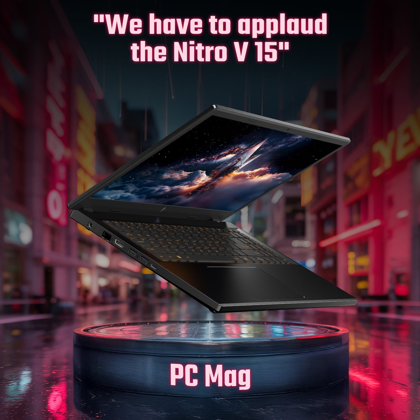 ACER Nitro V Intel Core 5 210H| 15,6" FHD IPS 165Hz |NVIDIA® GeForce RTX™ 4050 6G-GDDR6 | 8GB DDR4 Memory + 8GB DDR4 Memory| 512GB PCIe NVMe SSD |Wifi 6 + BT5 Killer | Backlight Keyboard | Win 11 Home