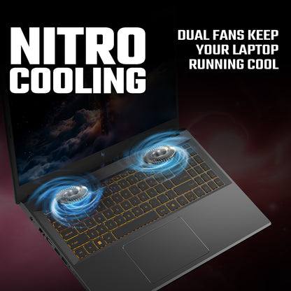 ACER Nitro V Intel Core 5 210H| 15,6" FHD IPS 165Hz |NVIDIA® GeForce RTX™ 4050 6G-GDDR6 | 8GB DDR4 Memory + 8GB DDR4 Memory| 512GB PCIe NVMe SSD |Wifi 6 + BT5 Killer | Backlight Keyboard | Win 11 Home