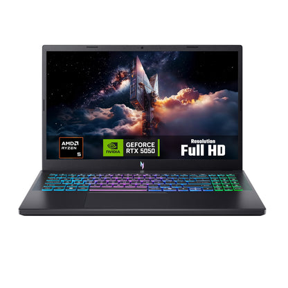 ACER Nitro V AMD Ryzen 5 150| 15,6" FHD IPS 165Hz |NVIDIA® GeForce RTX™ 5050 8G-GDDR7 | 16GB DDR5 Memory|512GB PCIe NVMe SSD |Wifi 6 + BT5 Killer | Backlight Keyboard | Win 11 Home