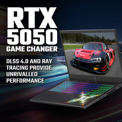 ACER Nitro V AMD Ryzen 7 170| 15,6" FHD IPS 165Hz |NVIDIA® GeForce RTX™ 5050 8G-GDDR7 | 16GB DDR5 Memory|512GB PCIe NVMe SSD |Wifi 6 + BT5 Killer | Backlight Keyboard | Win 11 Home