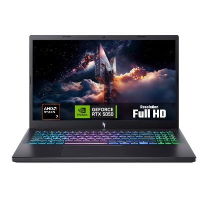 ACER Nitro V AMD Ryzen 7 170| 15,6" FHD IPS 165Hz |NVIDIA® GeForce RTX™ 5050 8G-GDDR7 | 16GB DDR5 Memory|512GB PCIe NVMe SSD |Wifi 6 + BT5 Killer | Backlight Keyboard | Win 11 Home