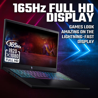 ACER Nitro V AMD Ryzen 7 170| 15,6" FHD IPS 165Hz |NVIDIA® GeForce RTX™ 5060 8G-GDDR7 | 16GB DDR5 Memory|512GB PCIe NVMe SSD |Wifi 6 + BT5 Killer | Backlight Keyboard | Win 11 Home