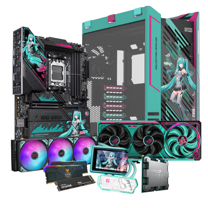 PCBuilder Ryzen 7 9800X3D HATSUNE MIKU Windows 11 Gaming PC