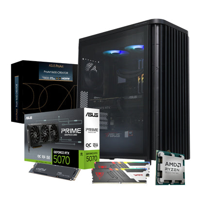 PCBuilder Ryzen 9 9900X Michelangelo Windows 11 PC