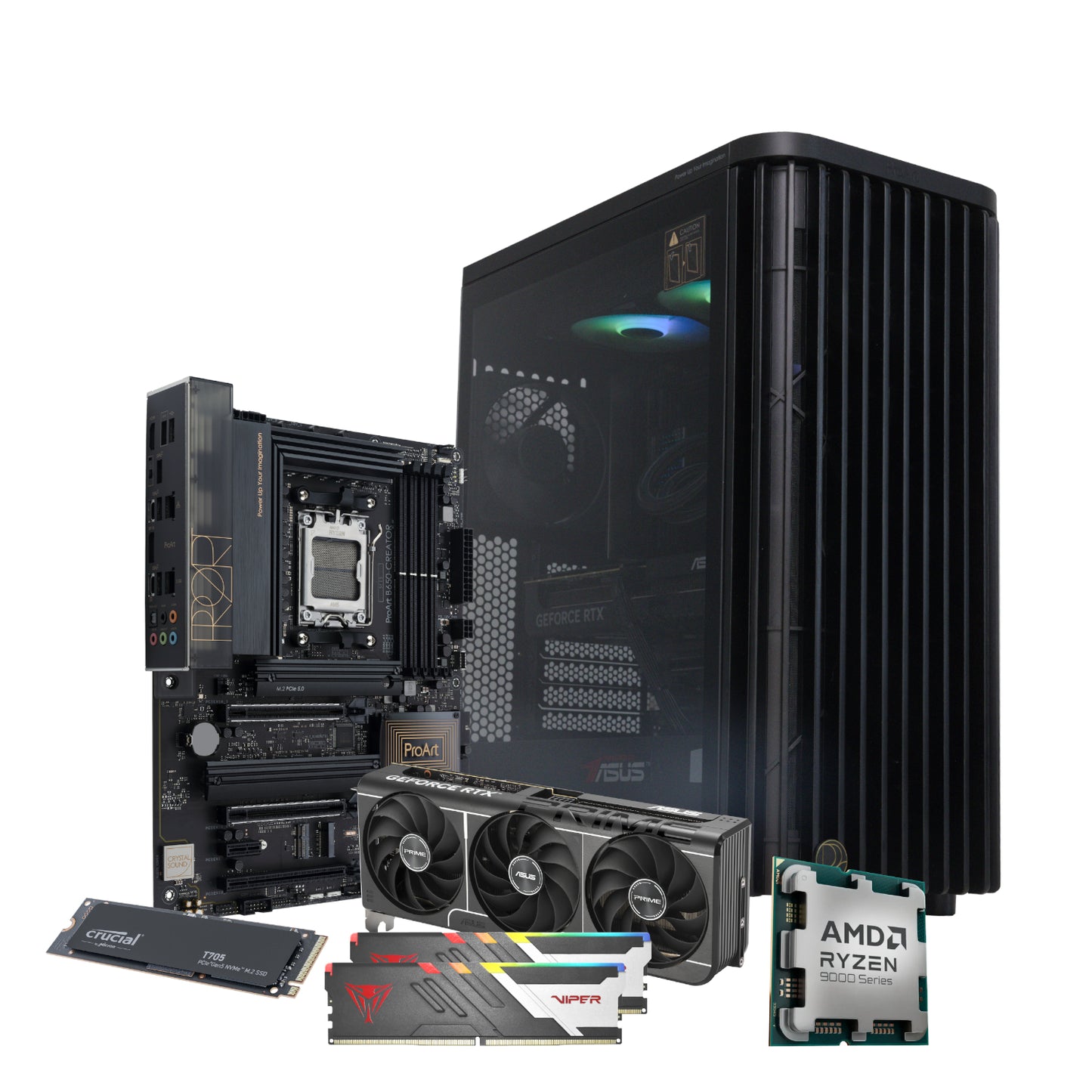 PCBuilder Ryzen 7 9700X Monet Windows 11 PC
