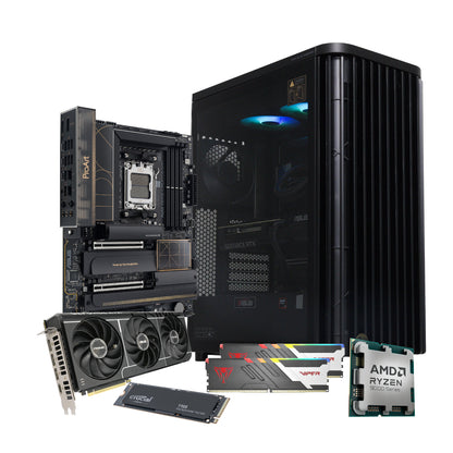 PCBuilder Ryzen 9 9950X Rembrandt Windows 11 PC
