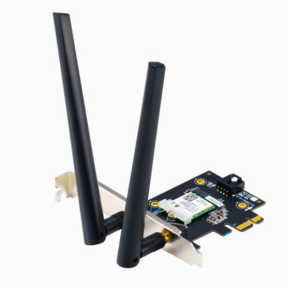 ASUS PCE-BE6500 WiFi 7 Tri-Band Bluetooth PCIe Wireless Adapter