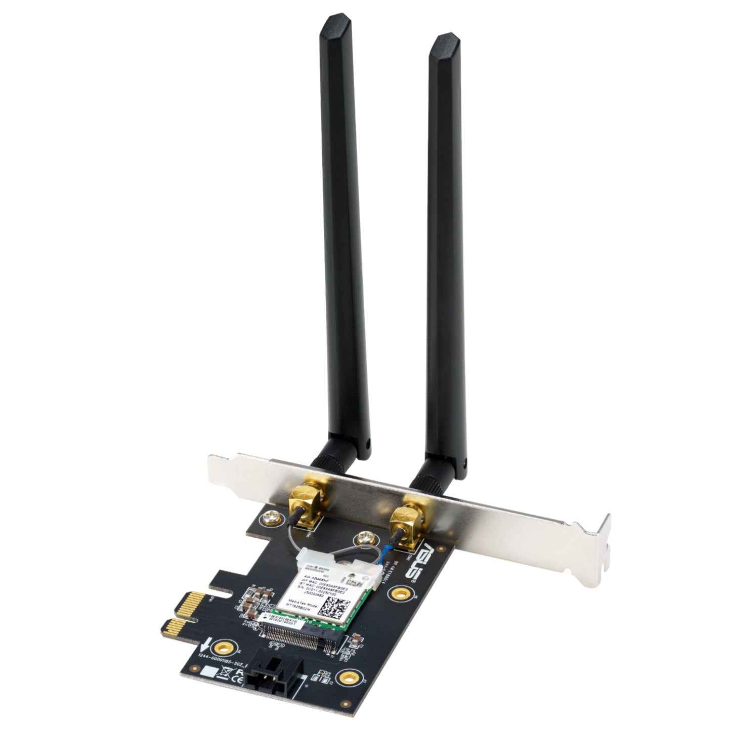 ASUS PCE-BE6500 WiFi 7 Tri-Band Bluetooth PCIe Wireless Adapter