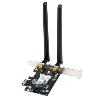 ASUS PCE-BE6500 WiFi 7 Tri-Band Bluetooth PCIe Wireless Adapter