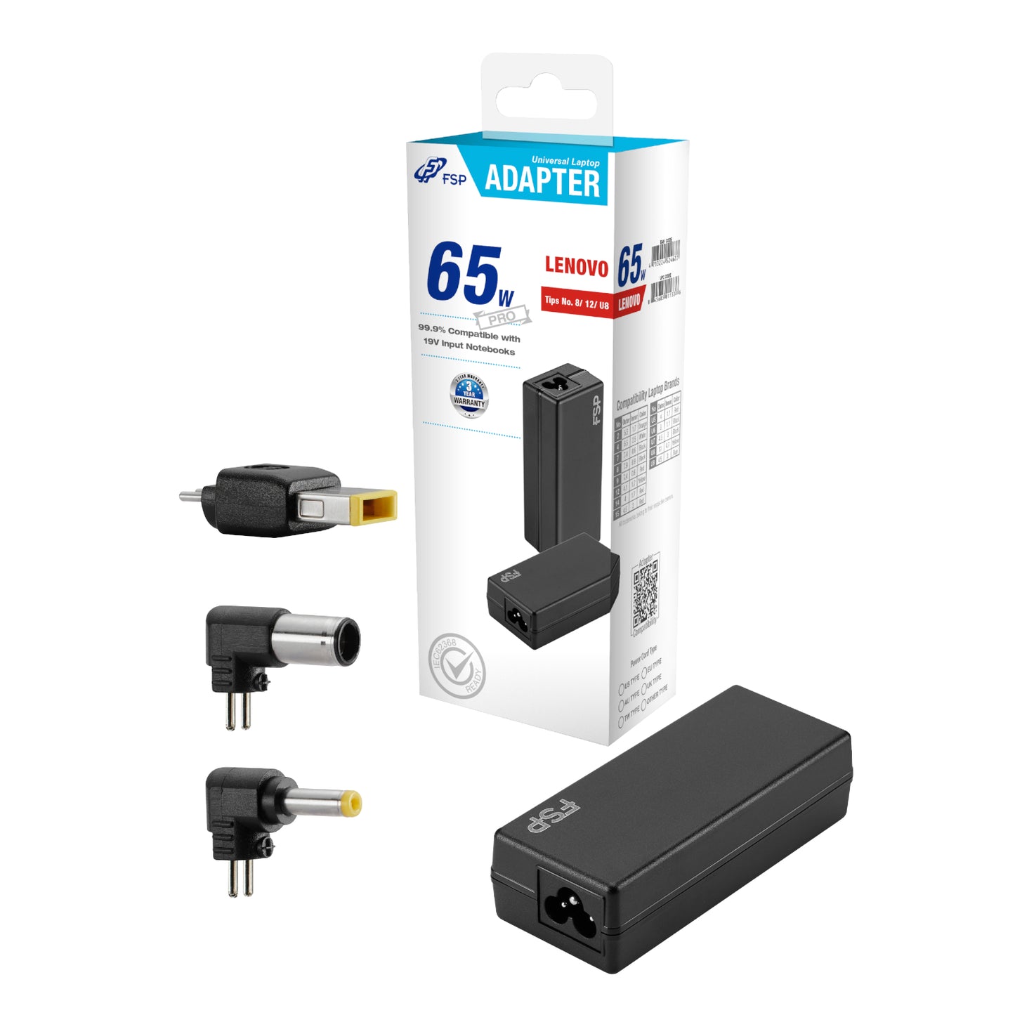 FSP NB 65W Lenovo Notebook Adapter