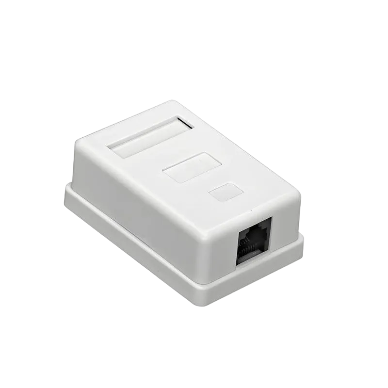 CX CAT6 RJ45 wall mounted box single