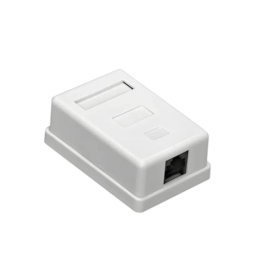 CX CAT5 RJ45 wall mounted box single