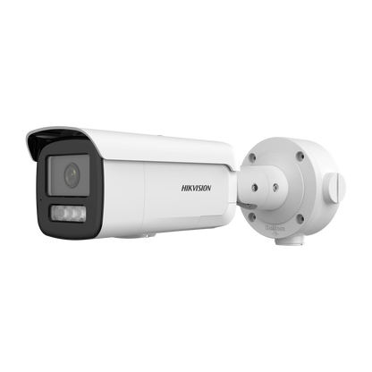 Hikvision AcuSense 4MP bullet  60m IR 120dB WDR strobe & siren 12VDC/POE