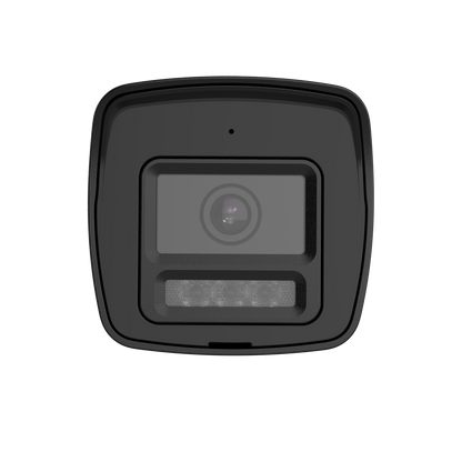 Hikvision Turbo HD 2MP bullet, 2.8mm lens, 20m hybrid light, microphone, two-way audio & siren, 12VDC