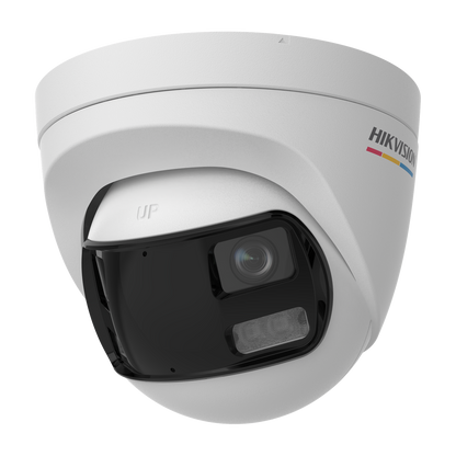 Hikvision ColorVu 3K panoramic dome, 40m hybrid-light, microphone, 12VDC