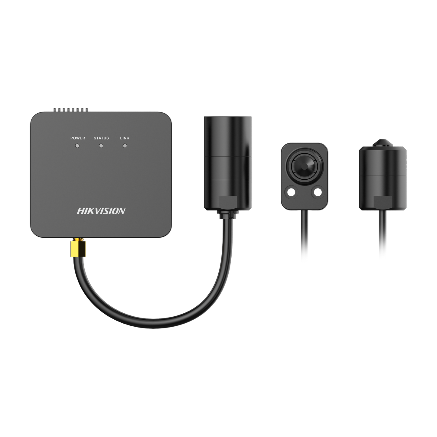Hikvision Special series 2MP pinhole  3.7mm lens  120dB WDR  1 audio/ 1 alarm I/O 12VDC/POE - 8m cable