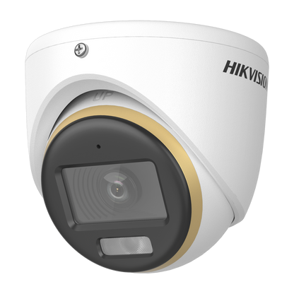 Hikvision ColorVu  2MP dome 2.8mm lens 20m hybrid-light 130dB WDR  12VDC
