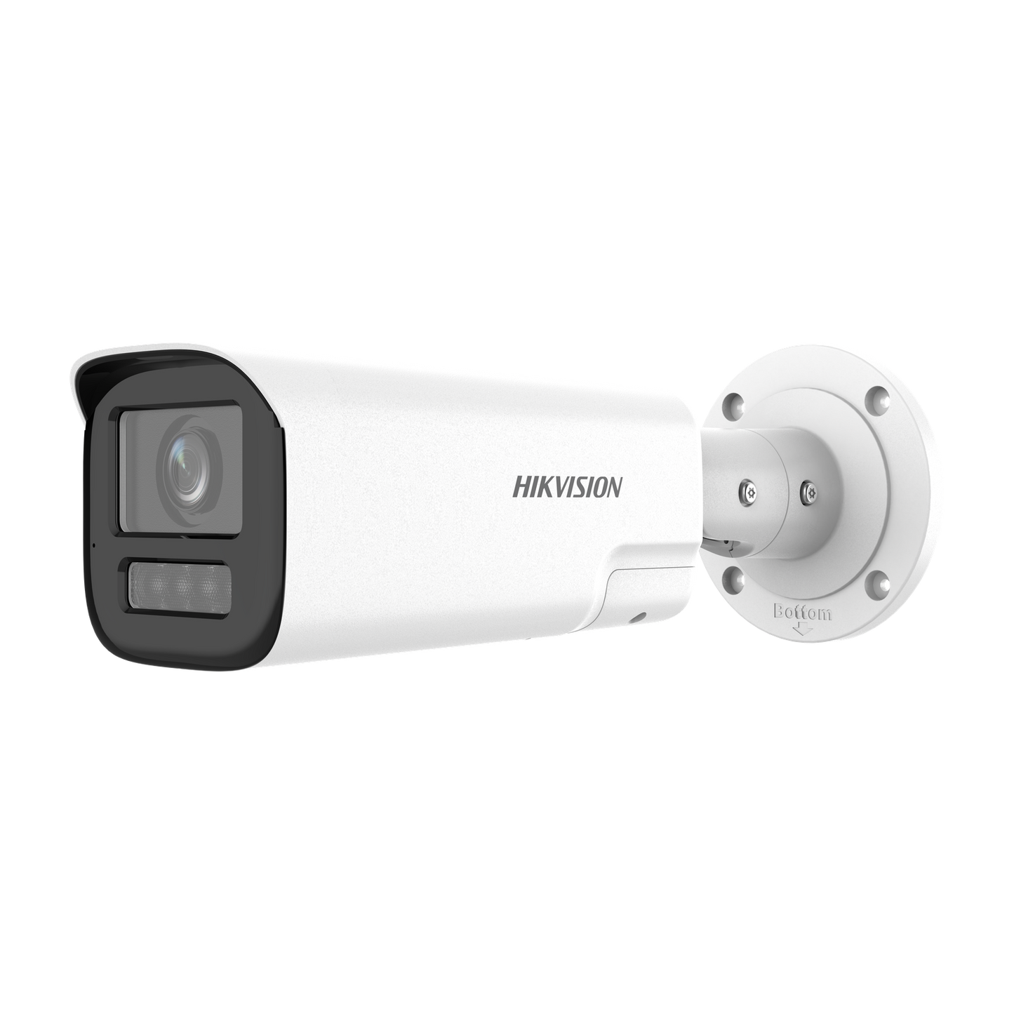 Hikvision Turbo HD 5MP bullet, 2.7-13.5mm lens, 60m hybrid-light, strobe-light & siren, two-way audio, 12VDC