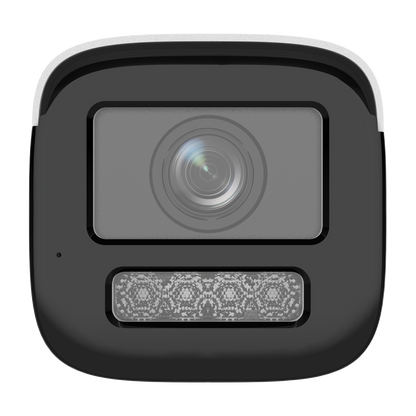 Hikvision Turbo HD 5MP bullet, 2.7-13.5mm lens, 60m hybrid-light, strobe-light & siren, two-way audio, 12VDC