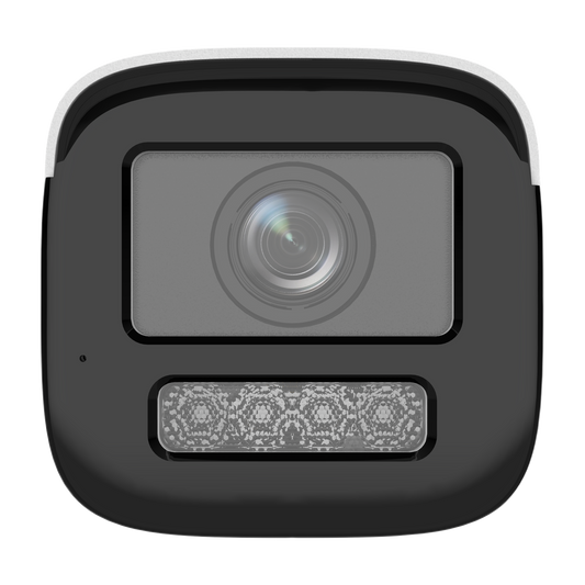 Hikvision Turbo HD 5MP bullet, 2.7-13.5mm lens, 60m hybrid-light, strobe-light & siren, two-way audio, 12VDC