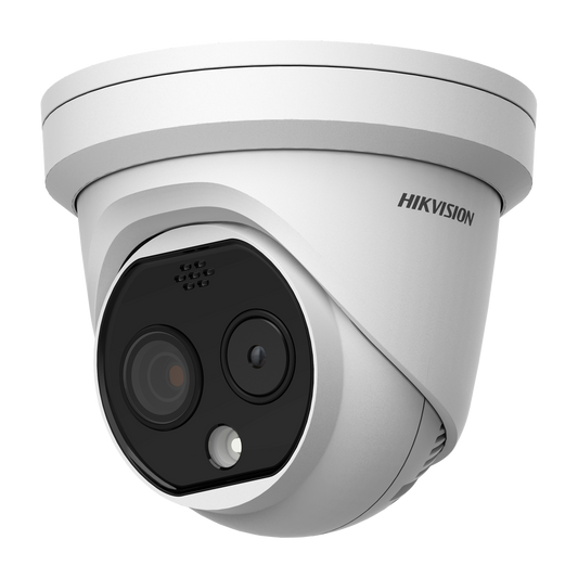 Hikvision Heatpro Bi-spectrum Dome 3mm thermal lens 4mm optical lens 15m IR 12VDC/POE