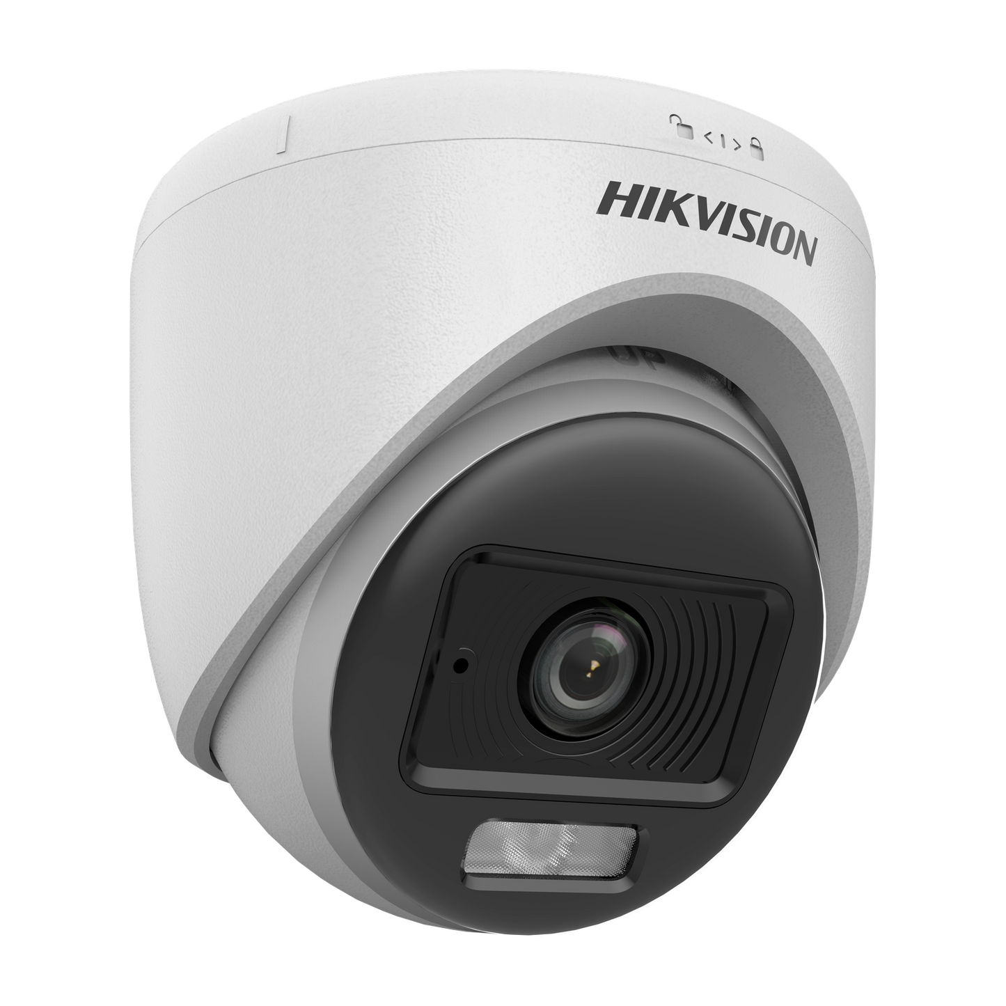 Hikvision Hybrid Eco-ColorVu 2MP plastic turret  2.8mm lens 20m IR/20m white light  12VDC