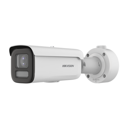 Hikvision AcuSense 4MP bullet 2.7-13.5mm lens 60m IR 120dB WDR alarm I/O 12VDC/POE