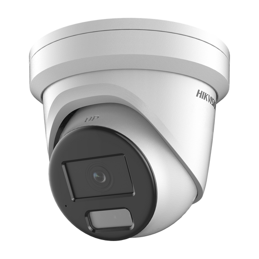 Hikvision AcuSense 4MP turret  2.8mm lens 40m IR 120dB WDR  F1.0 lens microphone 12VDC/POE