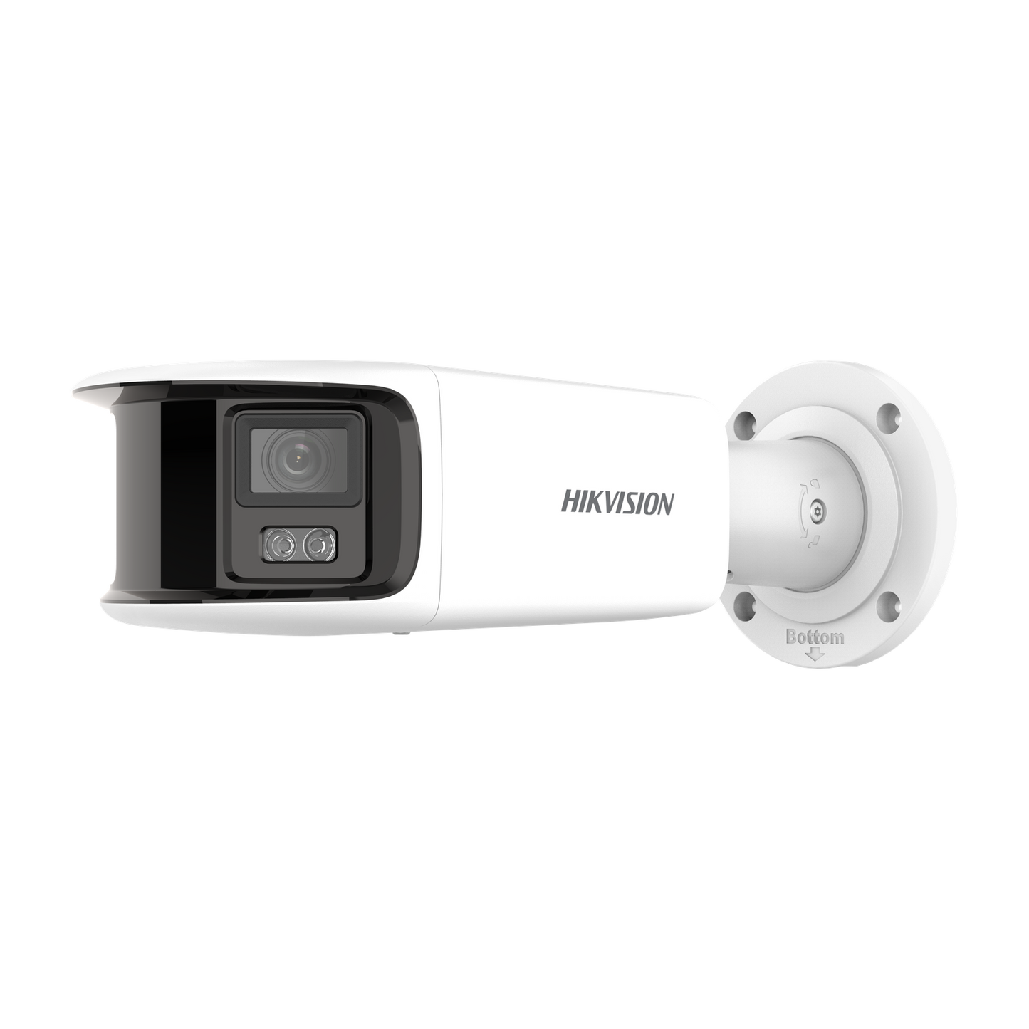 Hikvision ColorVu 8MP bullet  4mm lens   40m illumination  130dB WDR   microphone  1 audio/ 1 alarm I/O  built-in strobe-light & siren 12VDC/POE