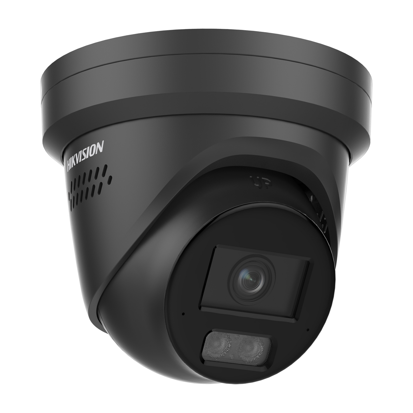 Hikvision ColorVu 8MP turret, 2.8mm lens, 30m hybrid-light, 130dB WDR, array microphone, strobe-light & siren, 12VDC/POE