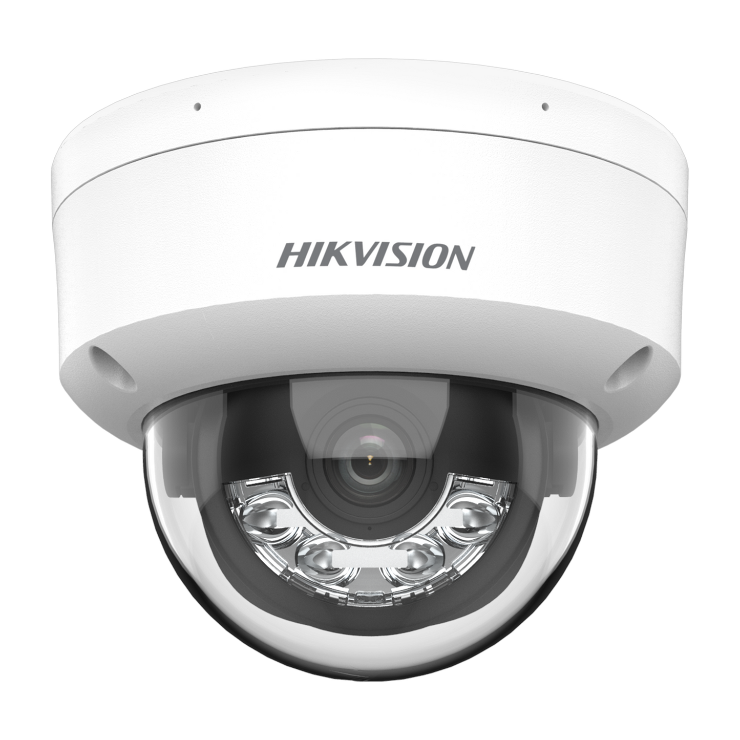 Hikvision AcuSense 4MP dome 2.8mm lens  40m hybrid-light 120dB WDR alarm & audio I/O 12VDC/POE