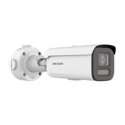 Hikvision AcuSense 4MP bullet 2.7-13.5mm lens 60m IR 120dB WDR alarm I/O 12VDC/POE