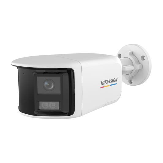 Hikvision ColorVu 3K panoramic bullet, 40m hybrid-light, microphone, 12VDC