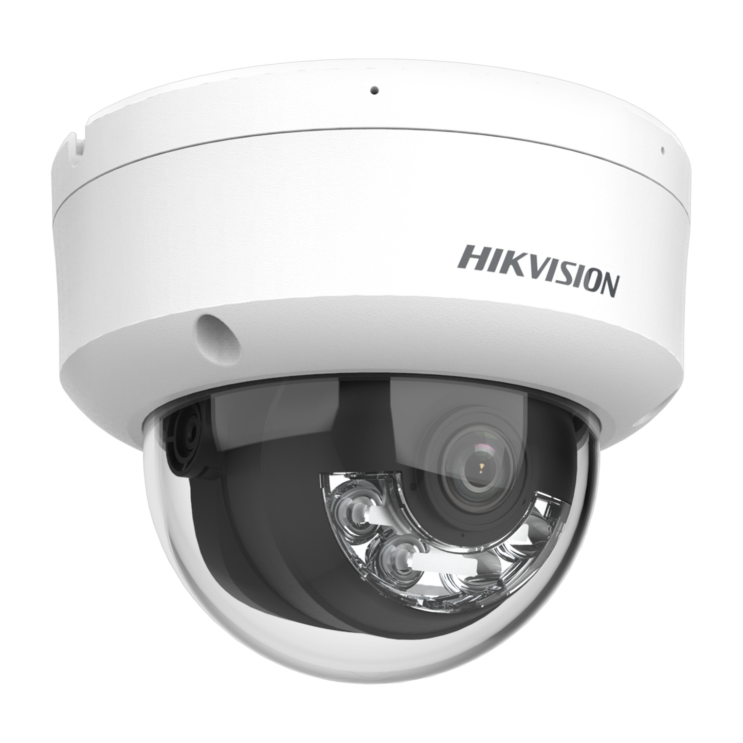 Hikvision AcuSense 4MP dome 2.8mm lens  40m hybrid-light 120dB WDR alarm & audio I/O 12VDC/POE