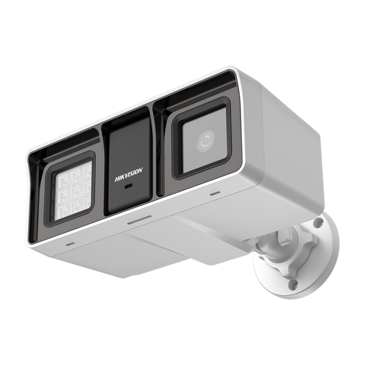 Hikvision Turbo HD 2MP bullet  2.8mm lens 60m hybrid IR/white light microphone 12VDC